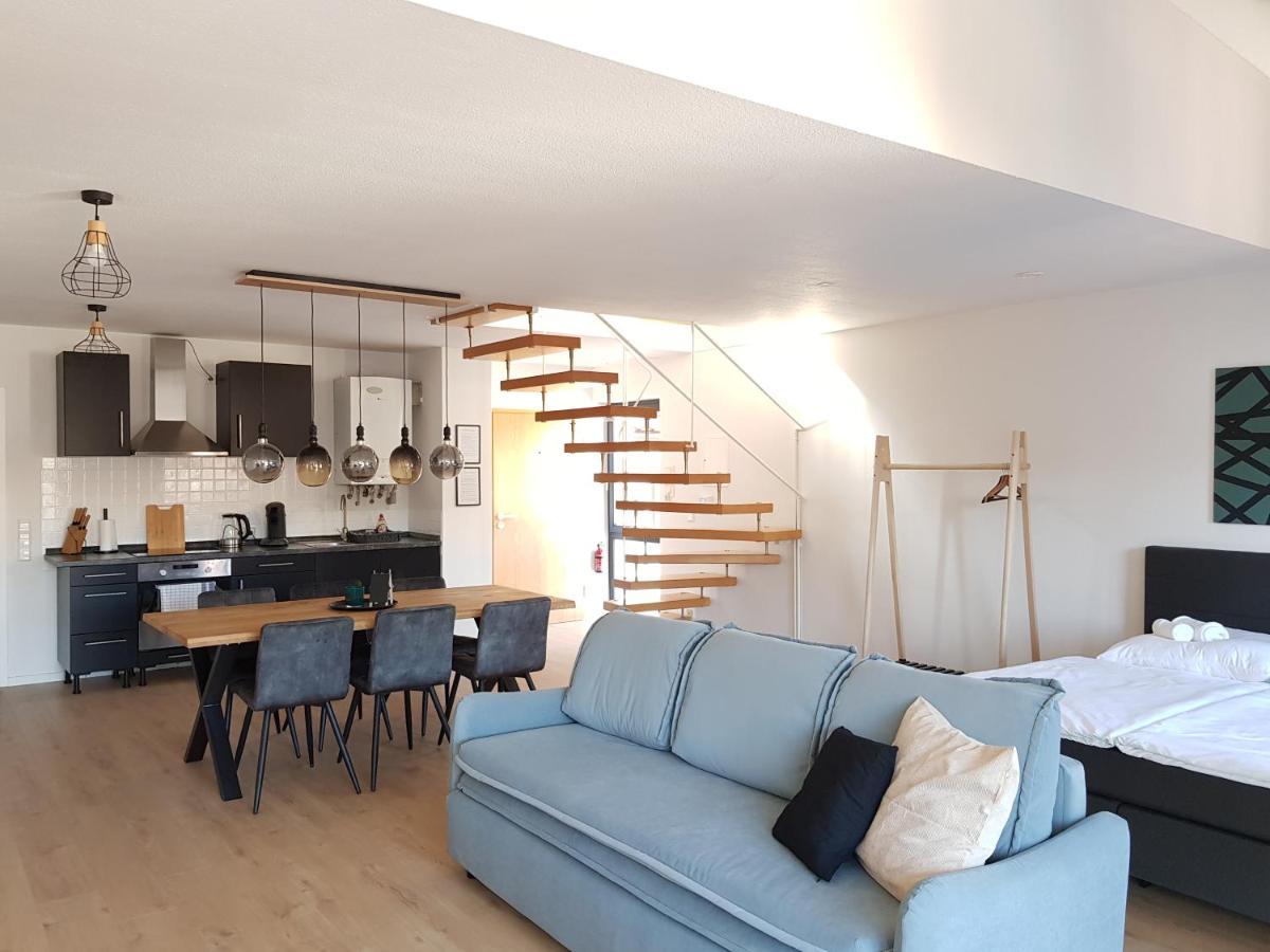 Amao-Green I 90Qm I Penthouse Maisonette Mit Rooftop I City Center I King-Size Betten Lahr/Schwarzwald Extérieur photo
