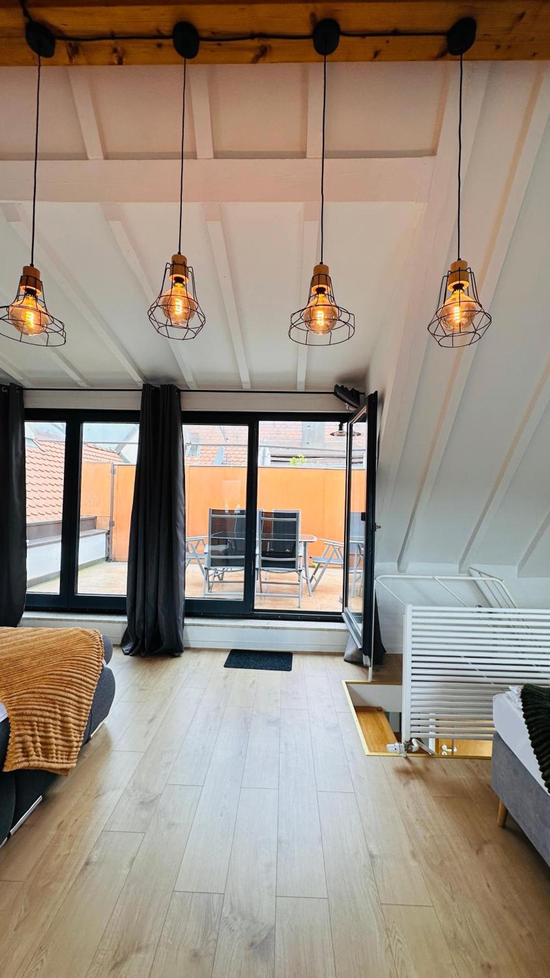 Amao-Green I 90Qm I Penthouse Maisonette Mit Rooftop I City Center I King-Size Betten Lahr/Schwarzwald Extérieur photo