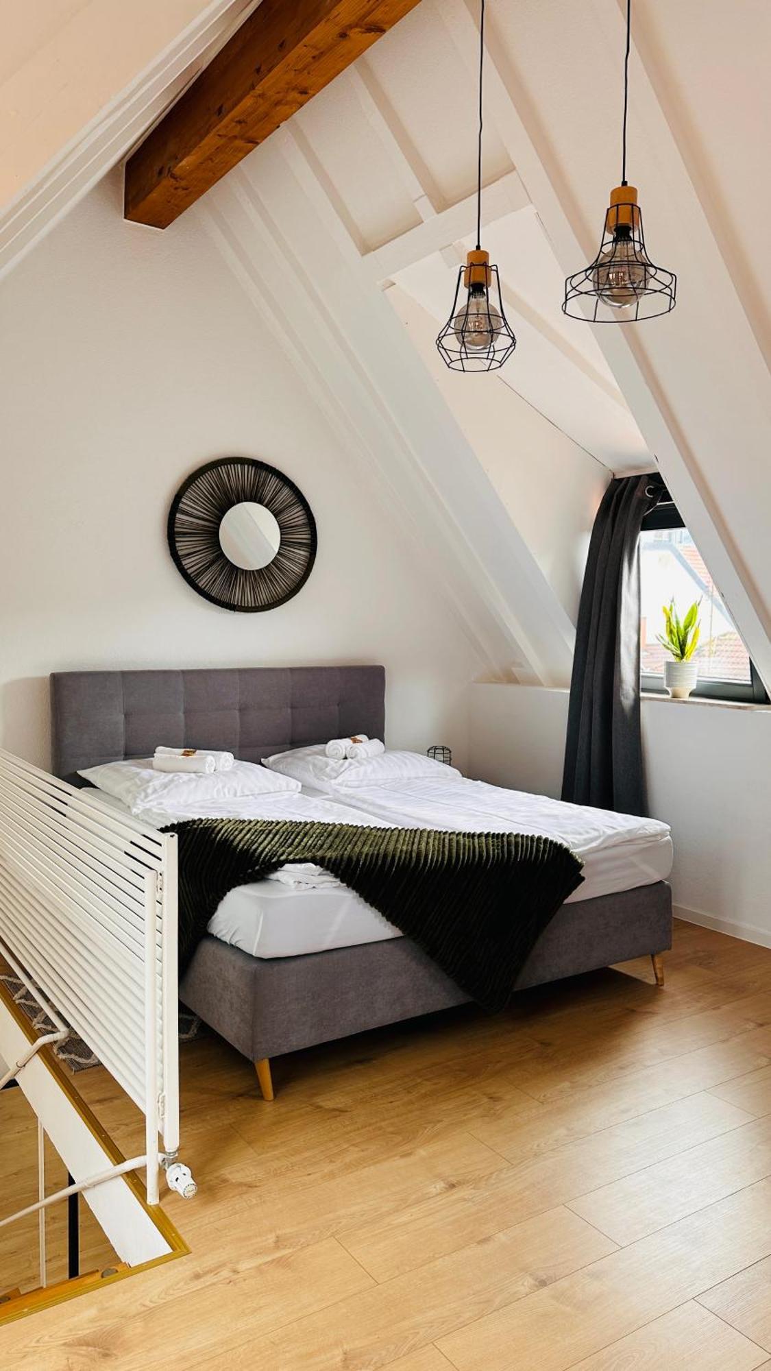 Amao-Green I 90Qm I Penthouse Maisonette Mit Rooftop I City Center I King-Size Betten Lahr/Schwarzwald Extérieur photo